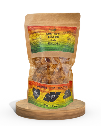 Organic Raw Sea Moss – Premium Wildcrafted Superfood for Wellness